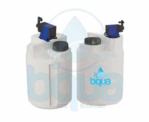 bqua chemical dosing tank pump system water treatment